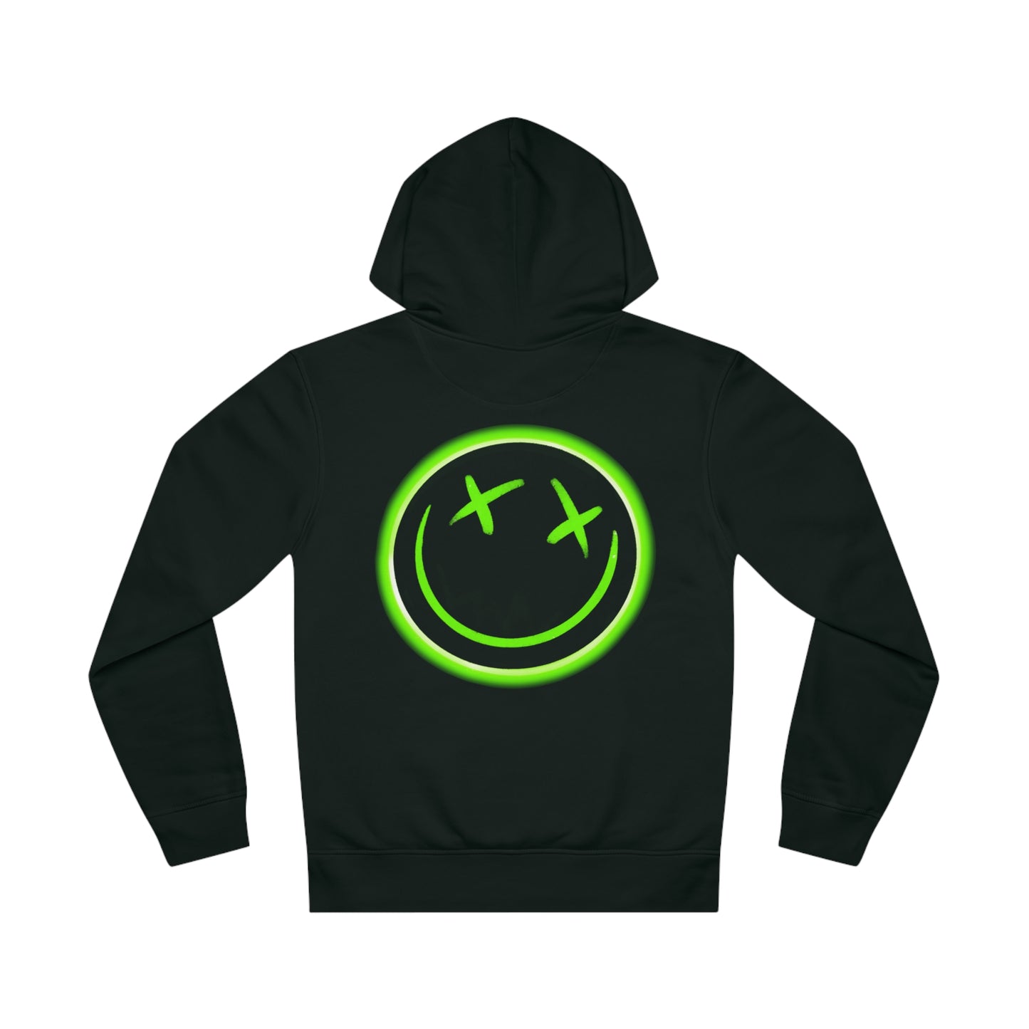 Green Smiley Hoody (Front & Back)